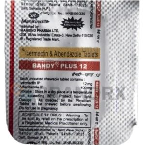 Bandy Plus 12/400 mg Mankind Pharma Ltd.