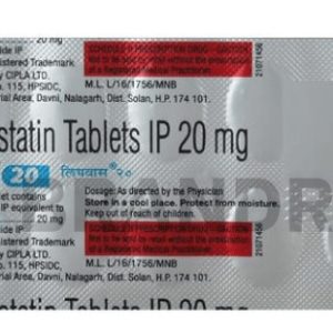 Lipvas 20 mg Cipla