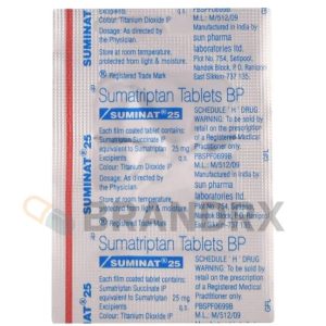 Suminat 25 mg Sun Pharmaceuticals Industries